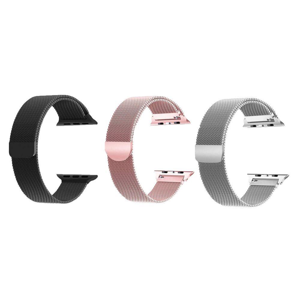 Miniatura Pulseira Magnetica Relogio Smartwatch Kit 3 Pulseiras Ima