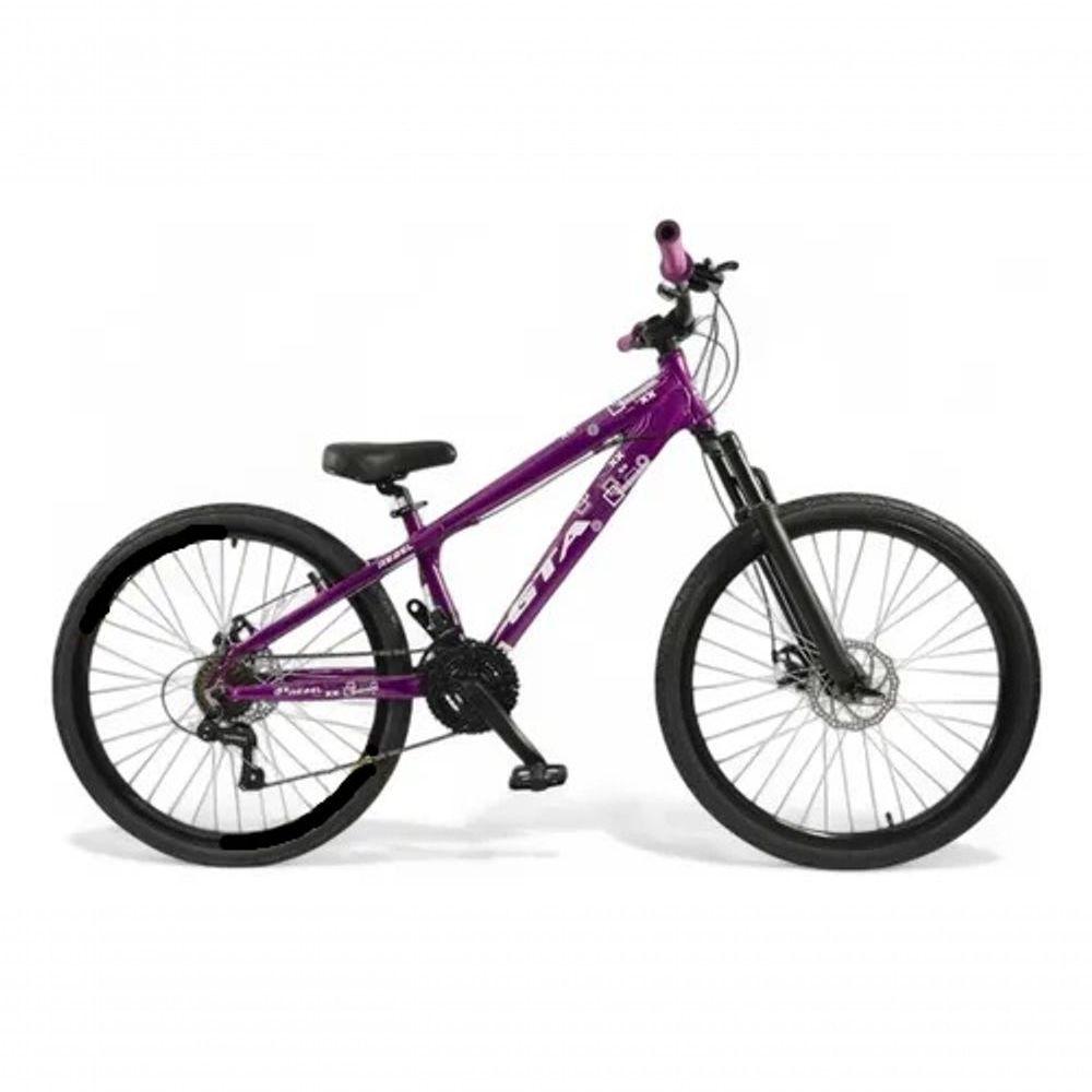 Miniatura Bicicleta Aro 26 Freeride Gta Roxa 21v Câmbios Importados Aro Aero