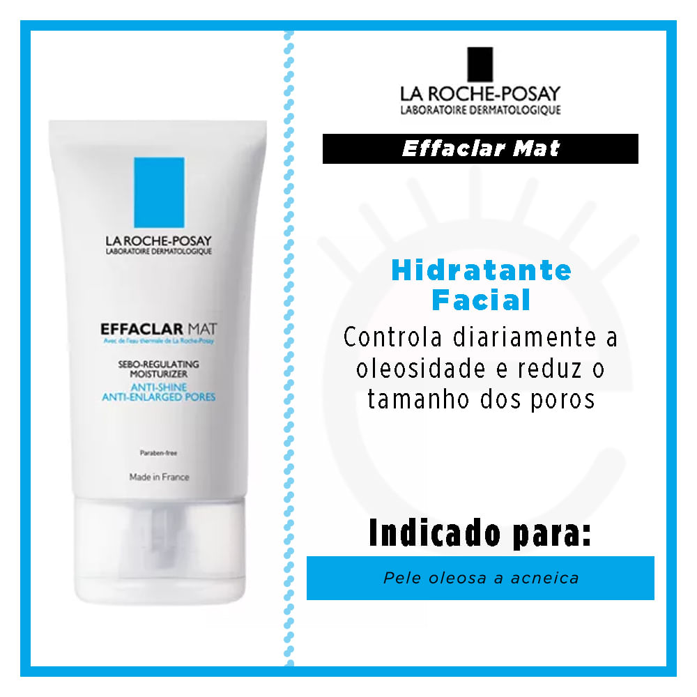 Miniatura Effaclar Mat La Roche-Posay - Hidratante Facial 40ml
