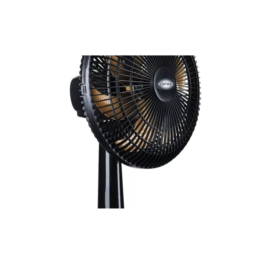 Miniatura Ventilador de Mesa 40cm Ventimais Turbo 3 Vel Preto/Bronze 220v 220V