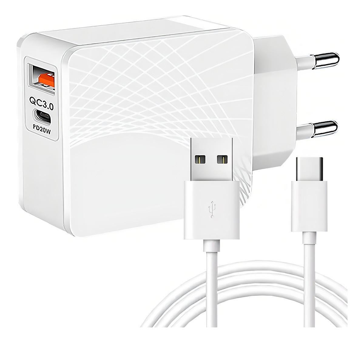 Miniatura Fonte 20W Completa Turbo 2 Entradas Para Moto G50