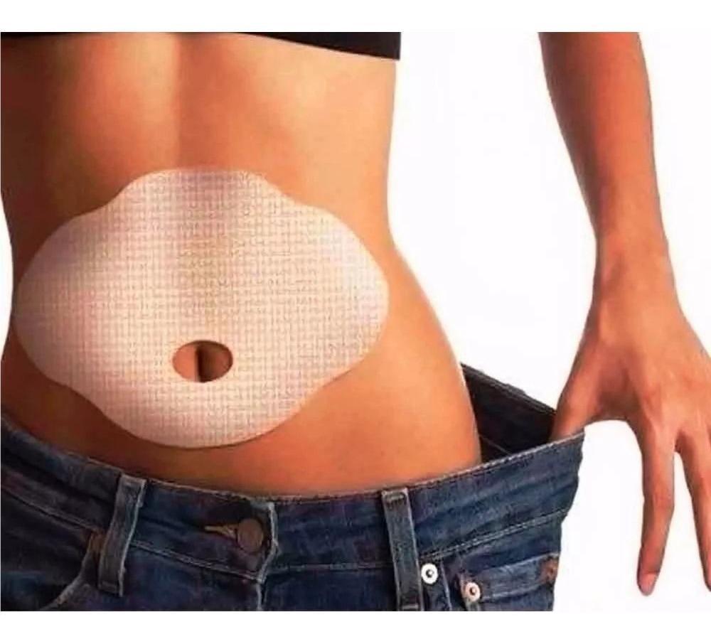 Miniatura Kit 5 Adesivo Redutor De Gordura Localizada Abdominal