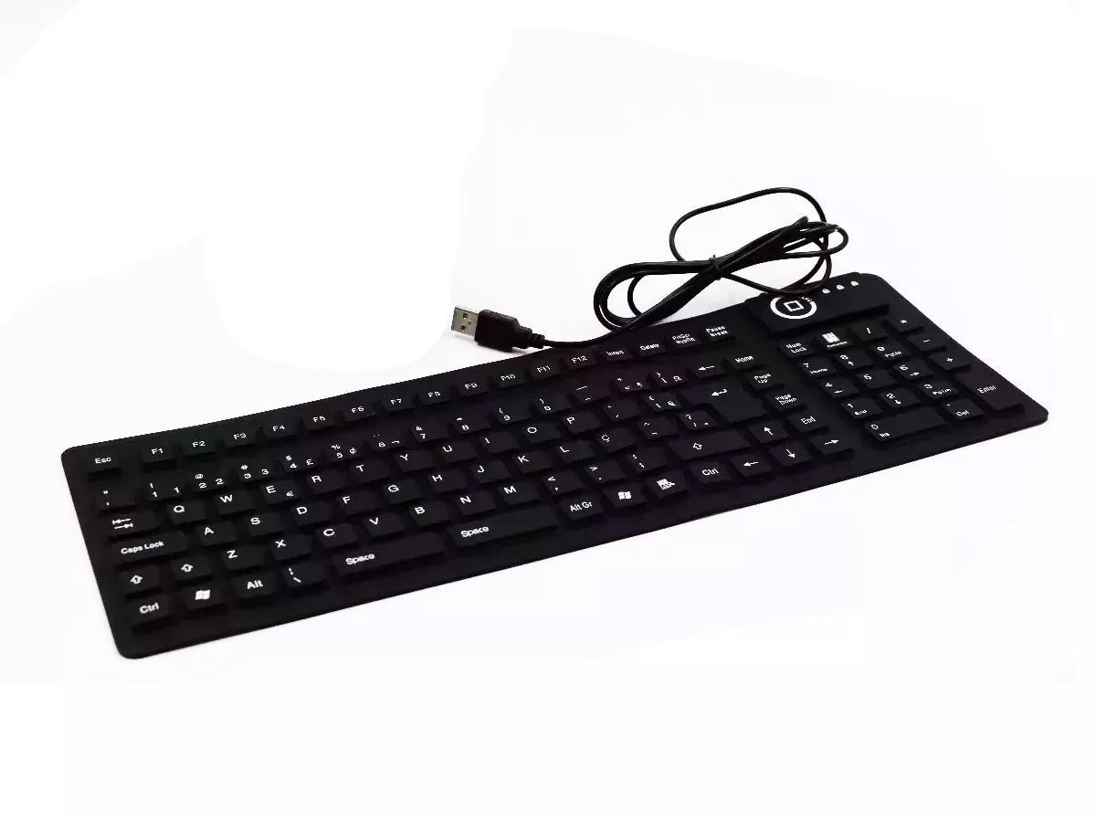 Miniatura Teclado Emborrachado Silicone Borracha Usb Xz-105 Homologação: 67131703257