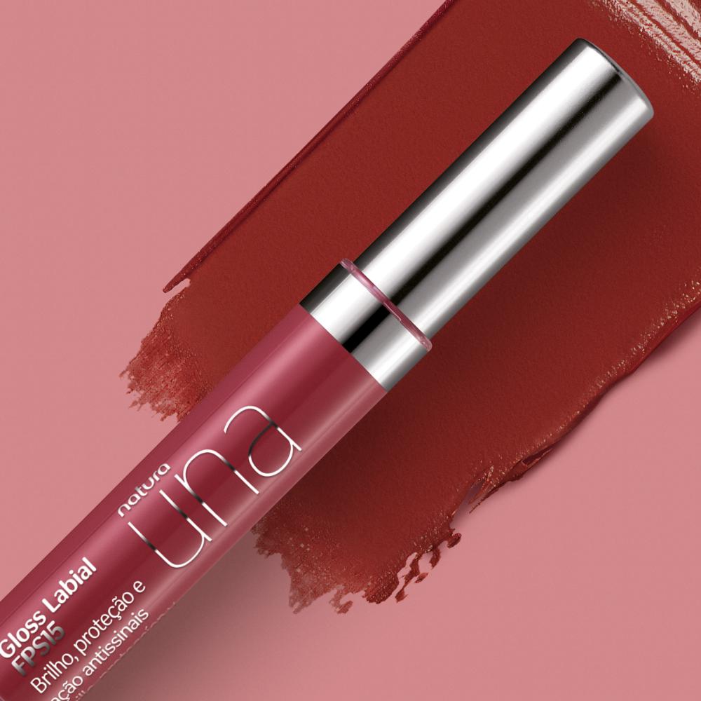 Miniatura Gloss Labial FPS 15 Una 8 ml Nude 2-C Intenso