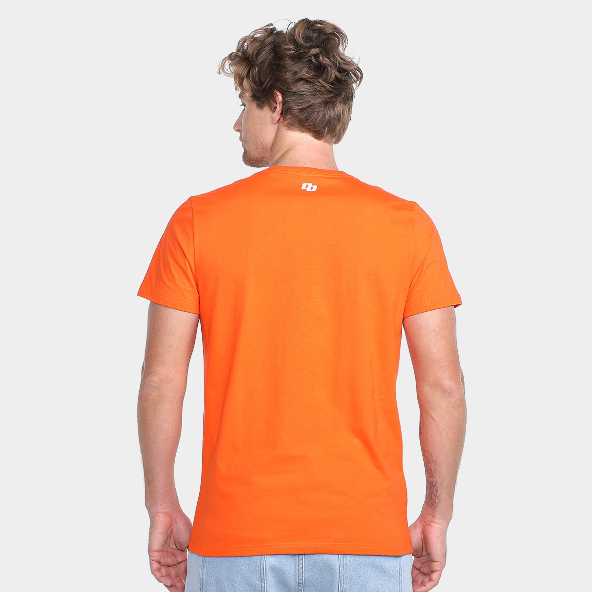 Miniatura Camiseta Colcci Casual Masculina Laranja - GG