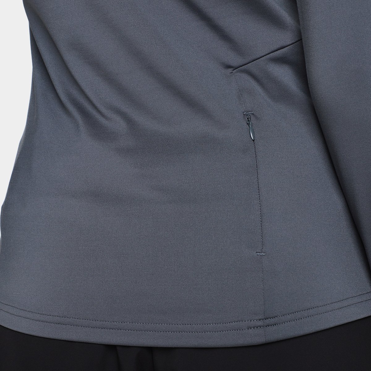 Miniatura Camiseta Mizuno Térmica Manga Longa Feminina Cinza - G