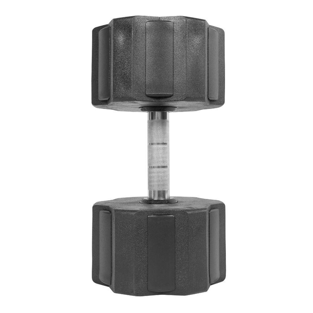 Miniatura Par De Dumbbells 28kg Lion Monobloco Em Aço Maciço Injetado