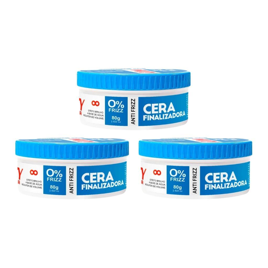Miniatura Pomada Capilar Infinity Azul 80G-Kit C/3Un