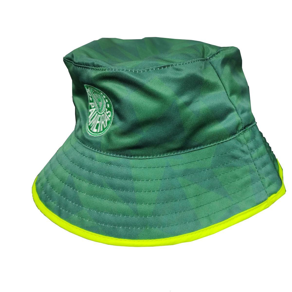 Chapéu Palmeiras Bucket Verde Dupla Face - Licenciado