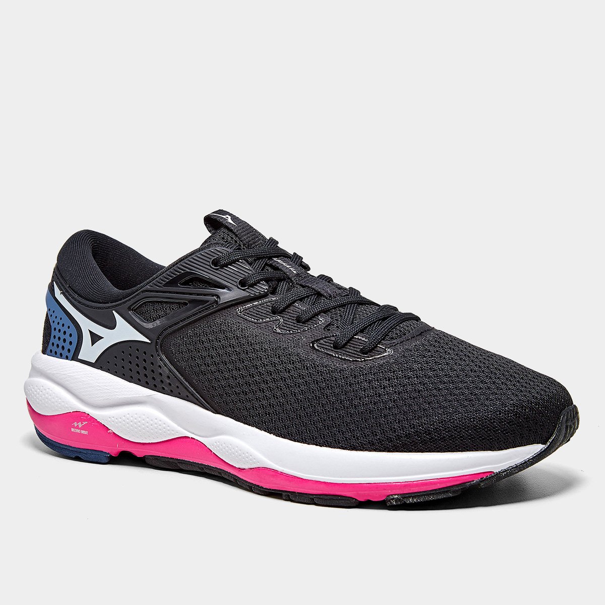 Miniatura Tênis Mizuno Wave Titan 2 Feminino Preto+Rosa - 34