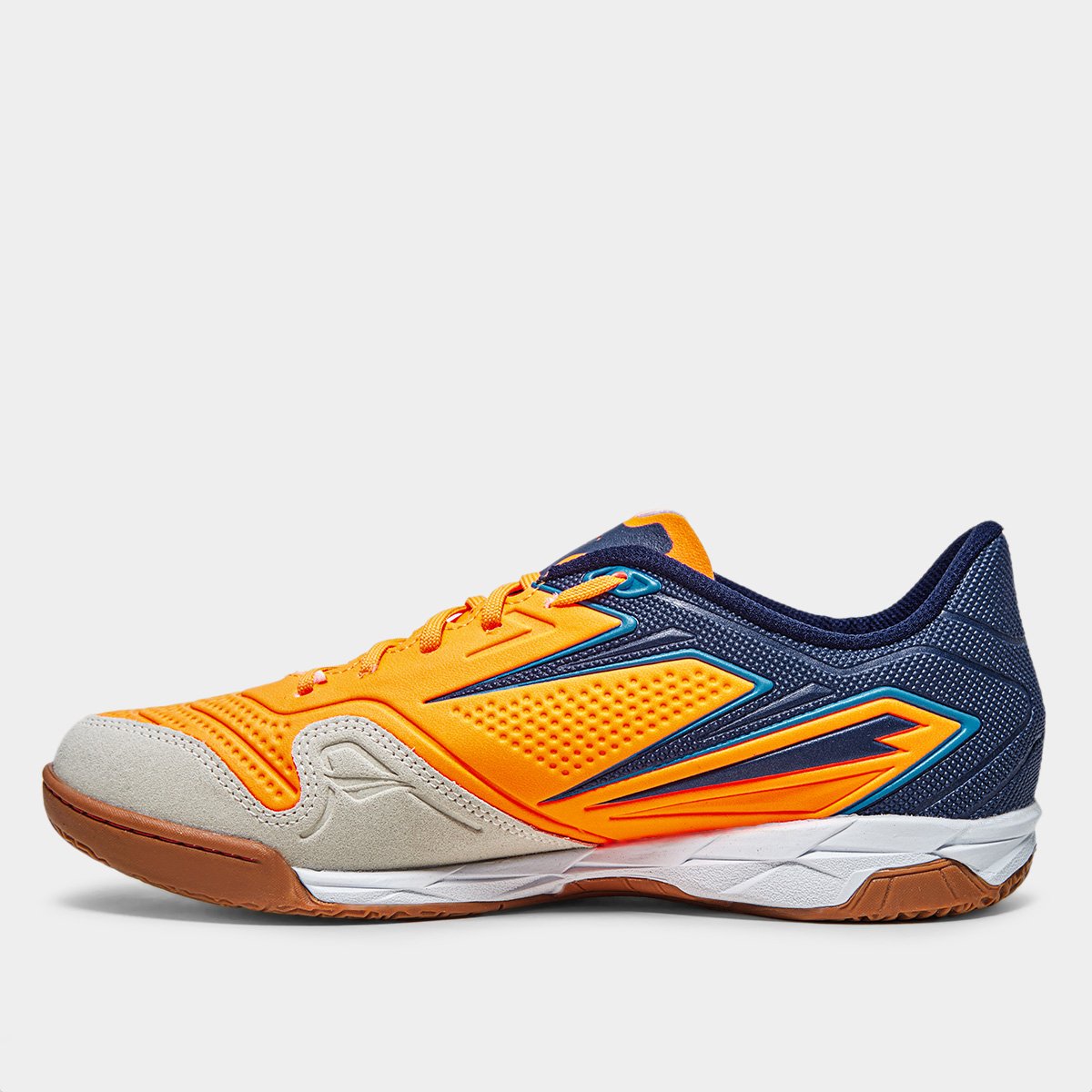 Chuteira Futsal Penalty Max 300 Y-1 Masculina Laranja+Branco - 37
