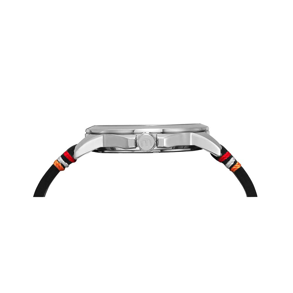 Miniatura Kit Relógio Masculino Casual Prata Com Copo Térmico