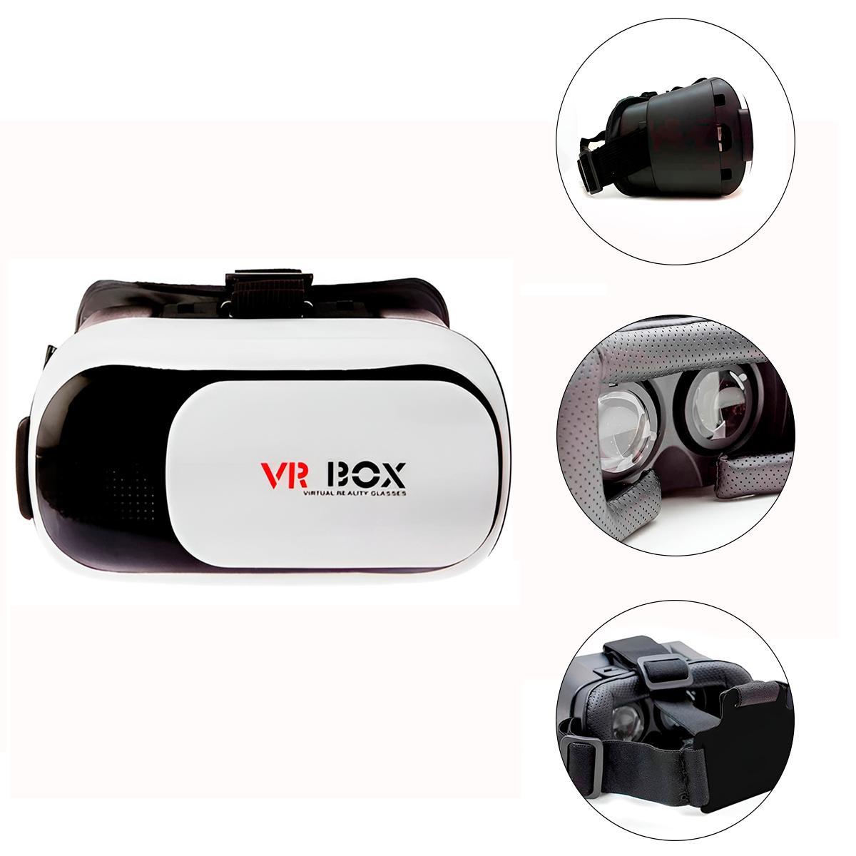 Miniatura Óculos 3D Realidade Virtual Sem Controle Para Celular