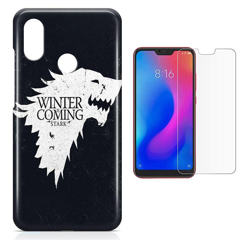 Miniatura Kit Capa Xiaomi Mi A2 Lite Leão E Pelicula