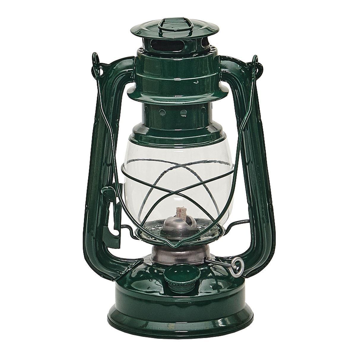 Miniatura Lanterna Luminária Lampião Pavio Retrô Querosene Antigo 28Cm