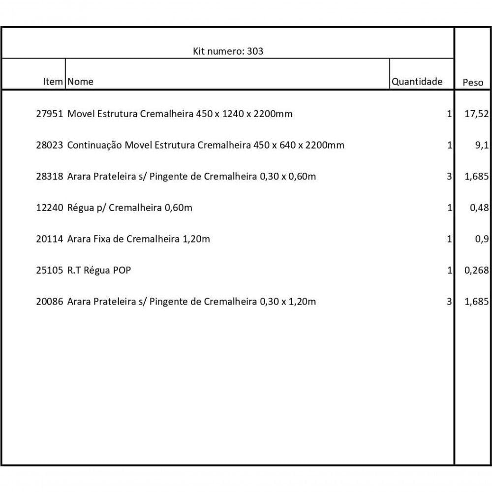 Miniatura Closet Araras, Guarda Roupas Aberto Industrial Com 11 Peças Preto Fdprp303