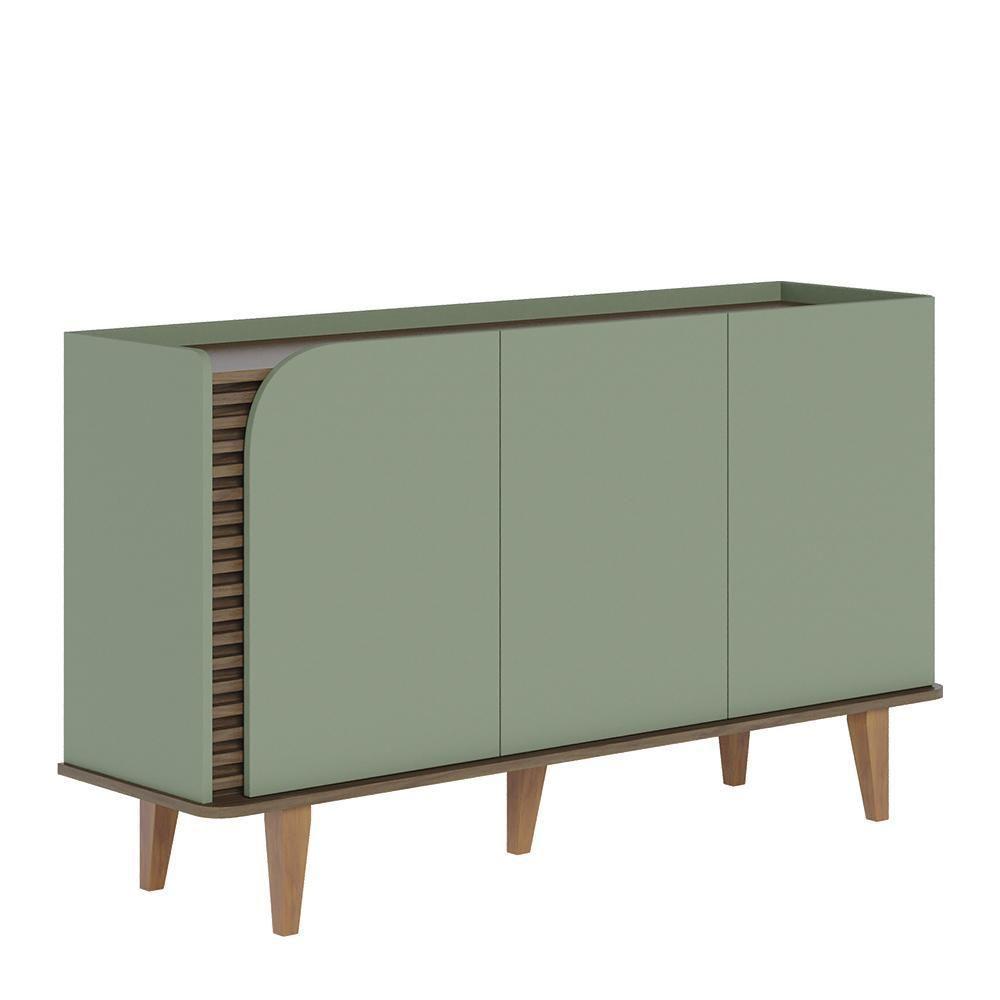 Miniatura Buffet Aparador Jurerê 3 Portas Hortelã-amêndoa - Colibri Hortelã-amêndoa