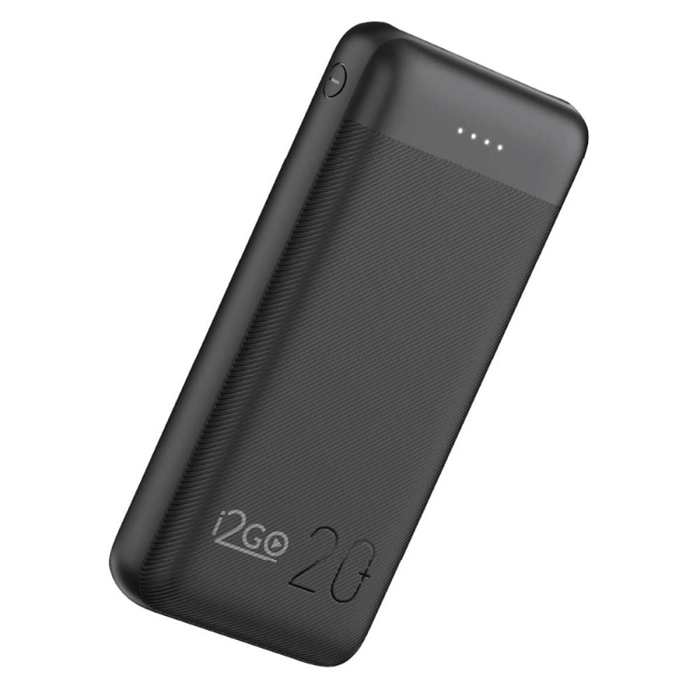 Miniatura Carregador Portátil Power Bank 20000 mAh 12 W Smart Charge i2GO