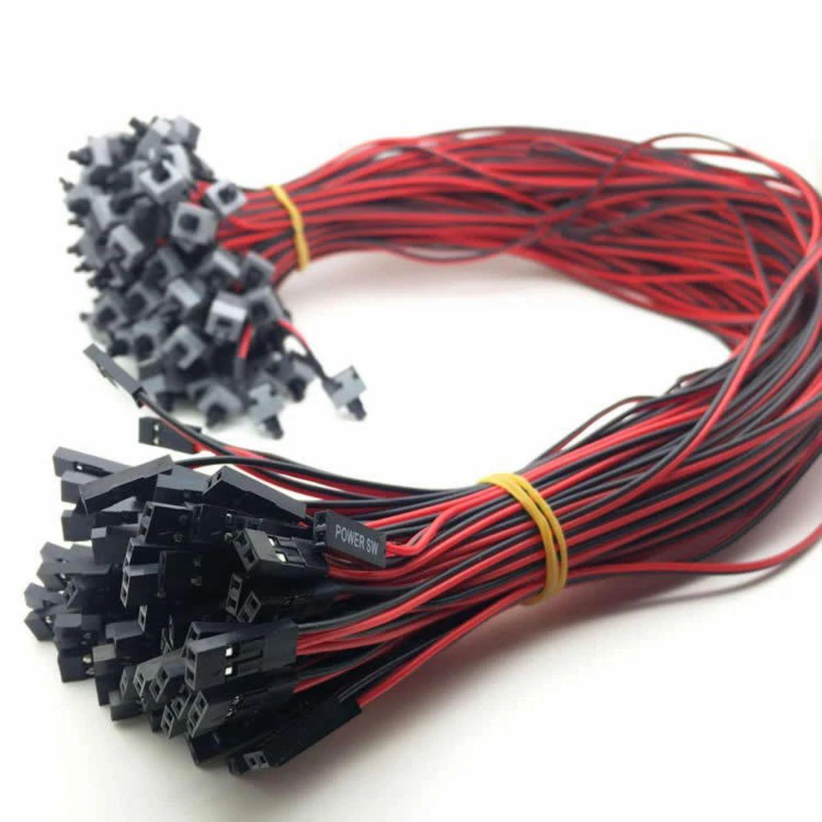 Botão Power Sw Reset On Off Interruptor Ligar Gabinete Pc