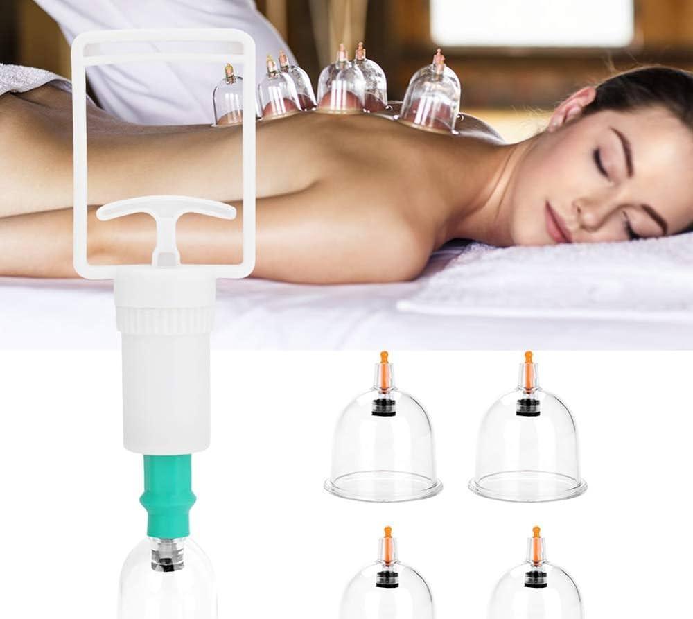 Miniatura Kit Ventosa Terapia 6 Peças | Massageador com Copos Sucção
