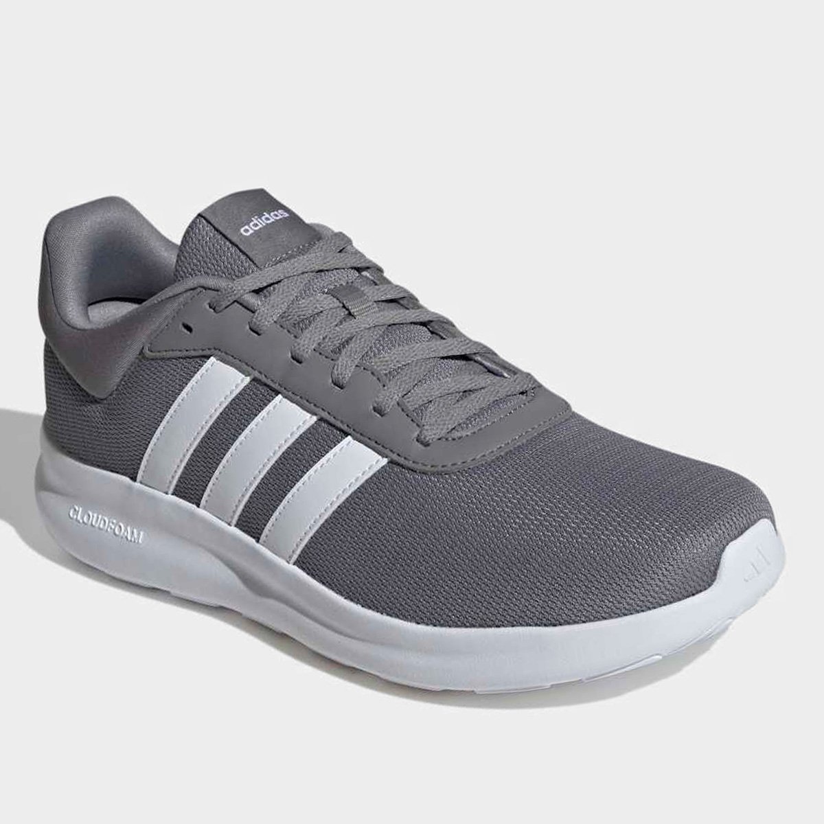 Miniatura Tênis Adidas Lite Racer Masculino Cinza+Branco - 44