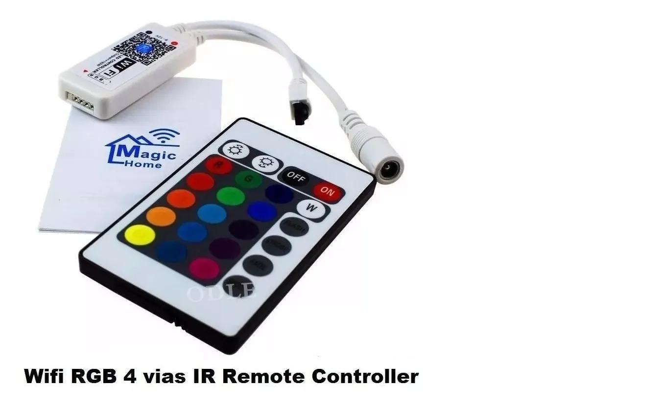 Miniatura Fita Led Rgb Wifi Inteligente + Fonte