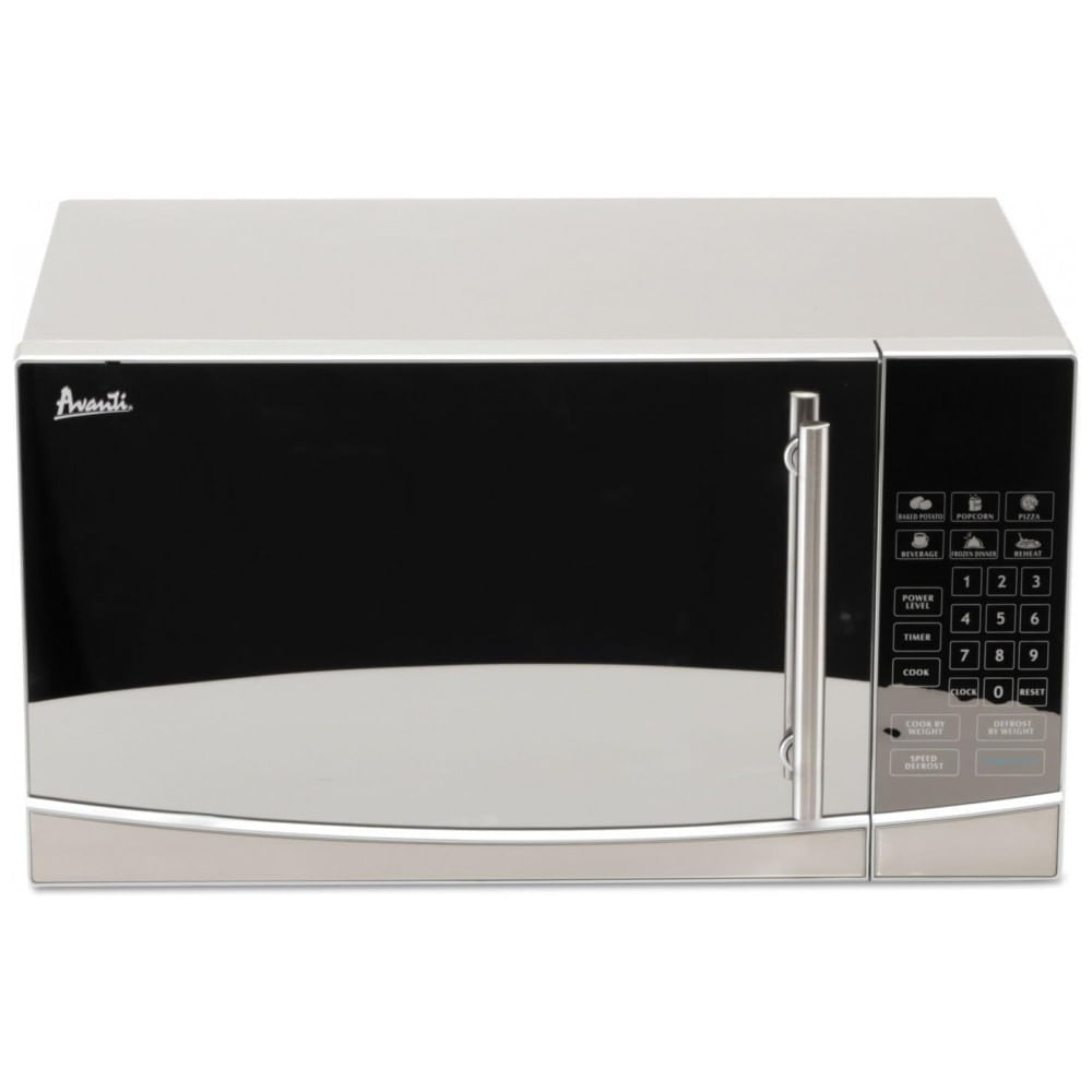 Miniatura Micro ondas de Bancada 31 Litros Multifuncional de Aço Inoxidável, 1000W, 110v, AVANTI Avant MO1108SST, Prateado