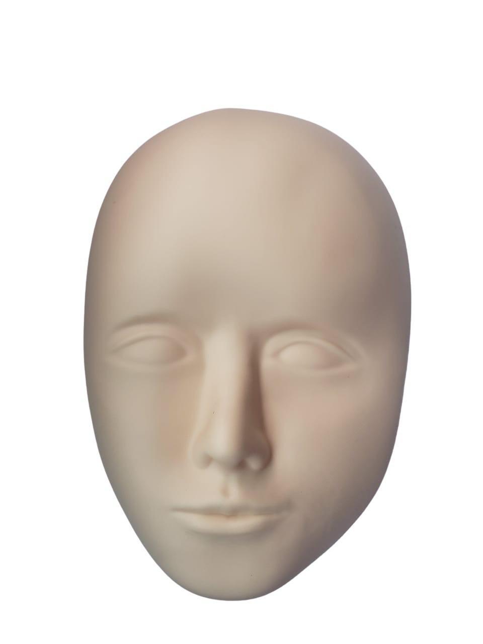 Miniatura Rosto Artificial P/ Treino Micropigmentação Sobrancelhas
