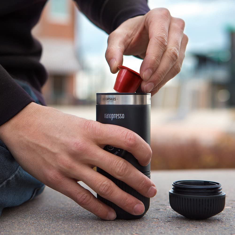 Miniatura WACACO Adaptador de Cápsulas para Mini Máquinas de Café Po rtátil Compatível com Cápsulas Nespresso