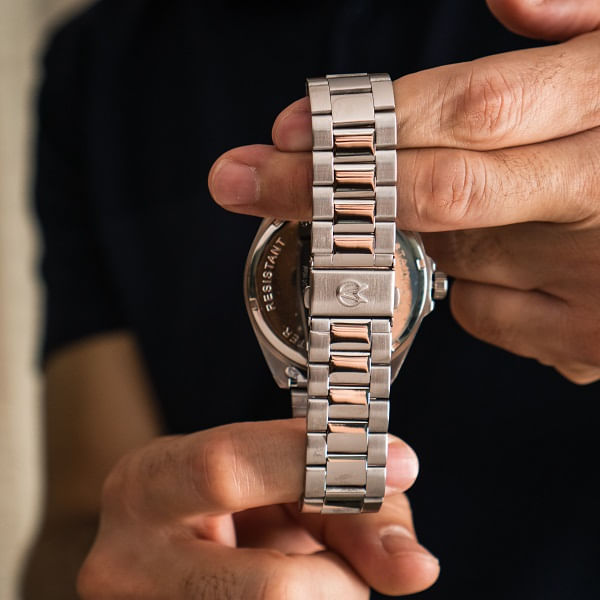 Miniatura Relógio Champion Masculino Prata Aço CA31720T Garantia de Um Ano