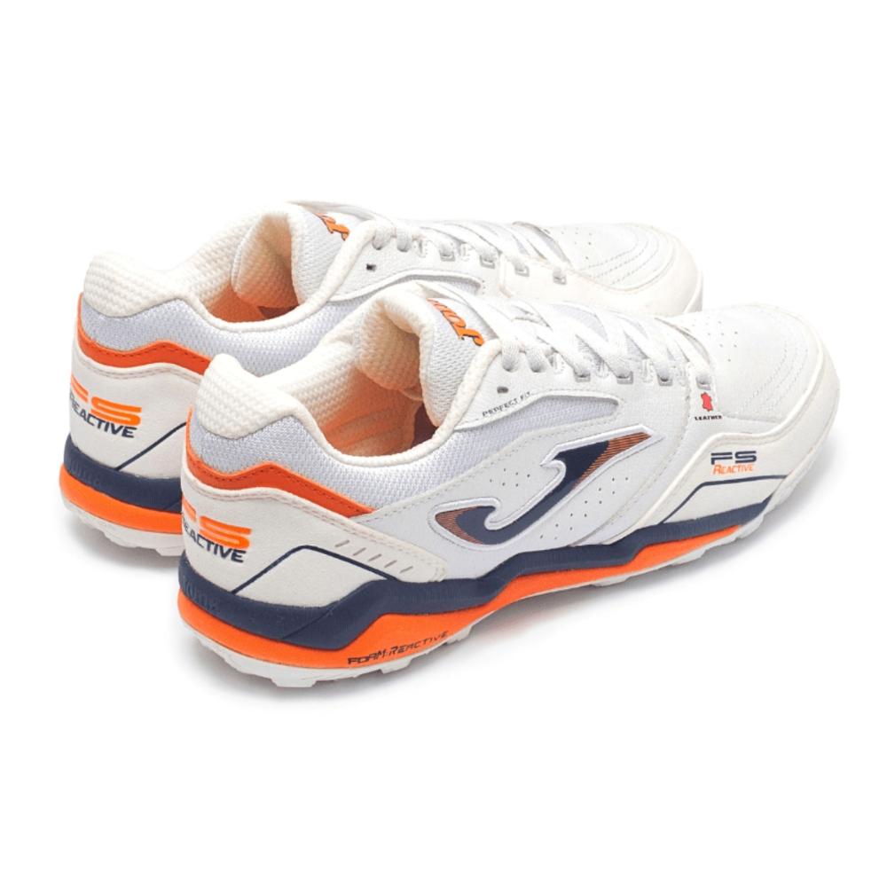 Miniatura Chuteira Joma FS Reactive Society BRANCO/LARANJA - 40