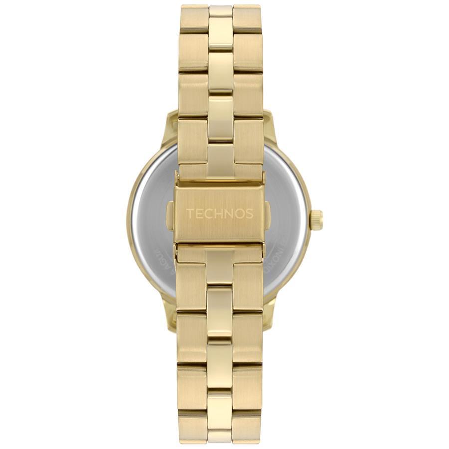 Miniatura Relógio Technos Feminino Elegance Dourado 2015ccj/1k 38mm