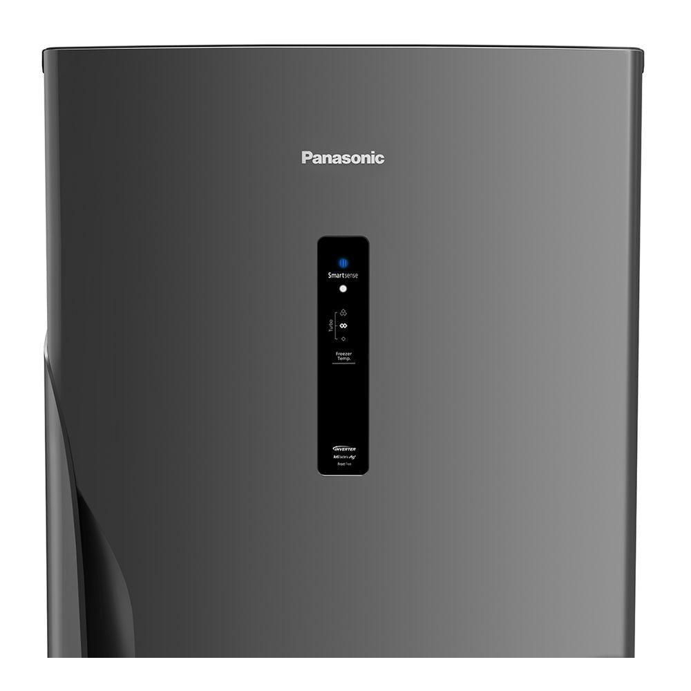 Geladeira Panasonic Frost Free 397L A+++ Titânio - NR-BB41PV1T 220V