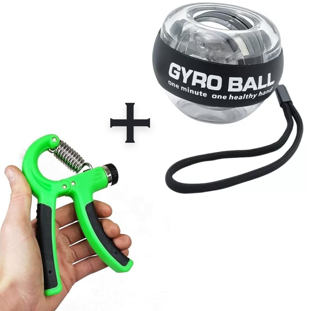 Miniatura Hand Grip Strength Trainer + Power Ball Powerball Fitness