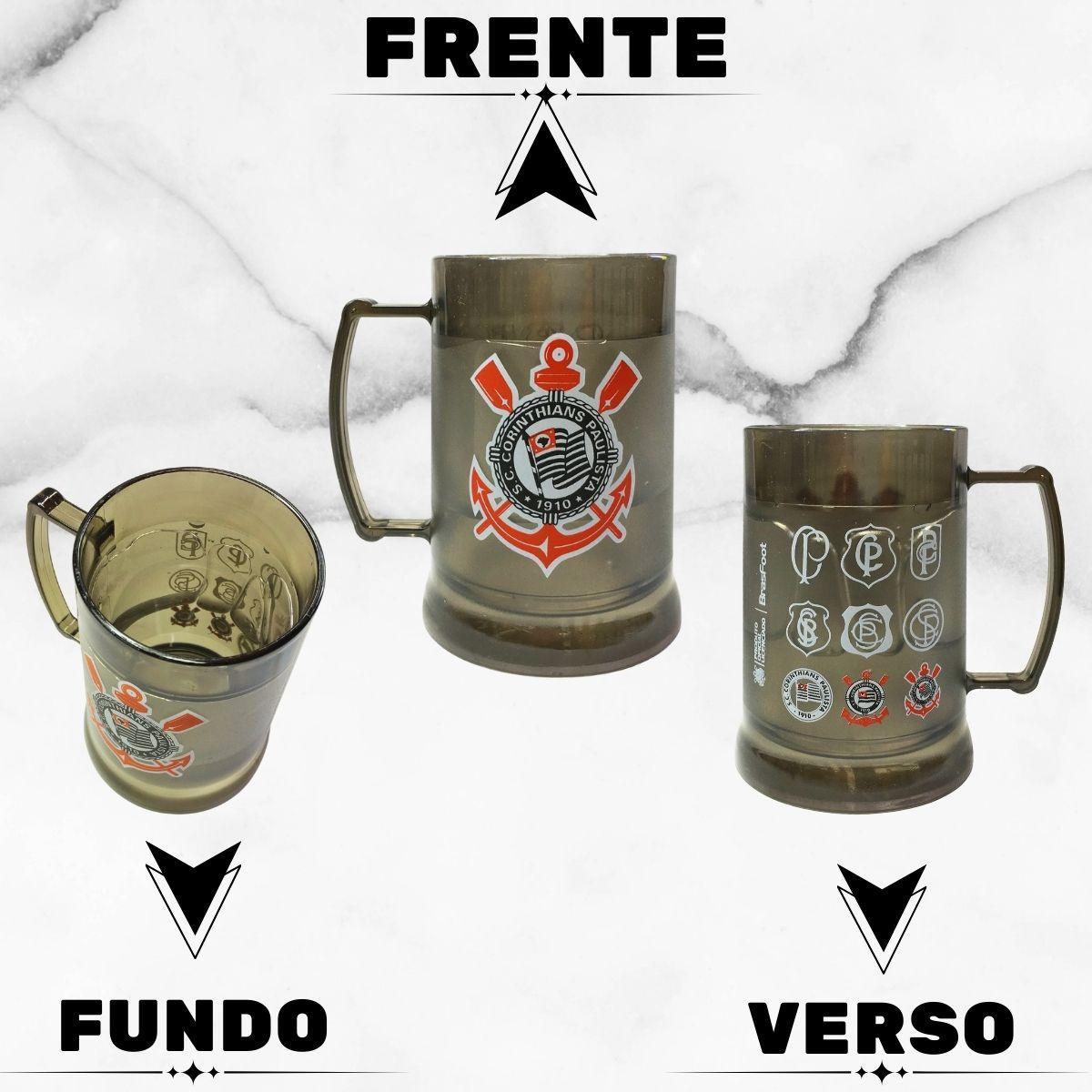 Kit Copo Americano Vidro 190Ml Tradicional + Caneca Gel
