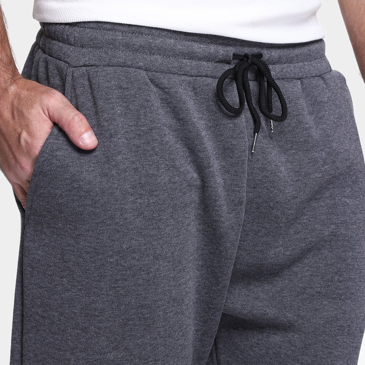 Miniatura Calça Broken Rules Moletom Masculina Mescla - G
