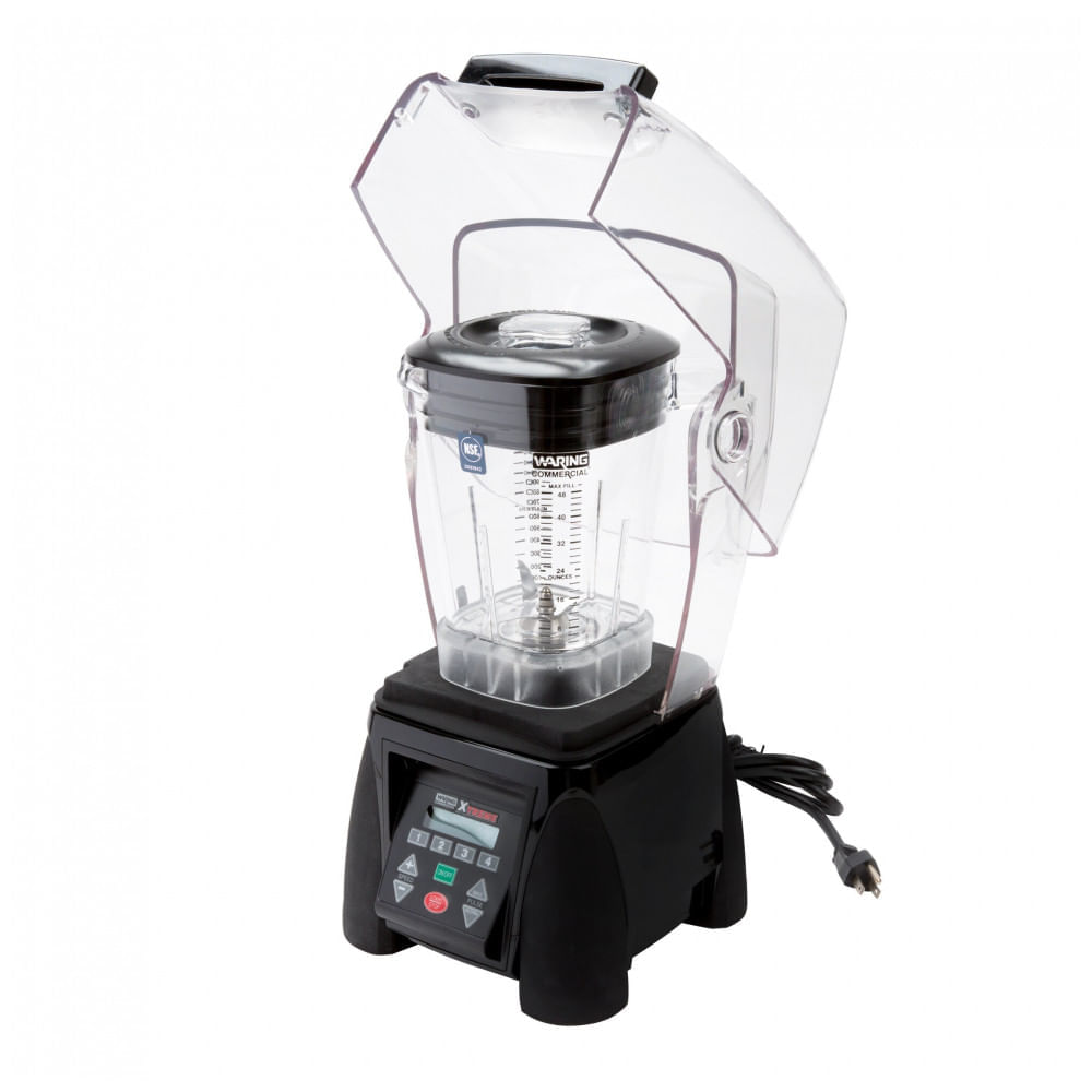 Miniatura Liquidificador Industrial Waring MX1500XTXP Xtreme 3 1/2 hp com Teclado Programável, Tela LCD, Velocidade Ajustável e Recipiente de 1