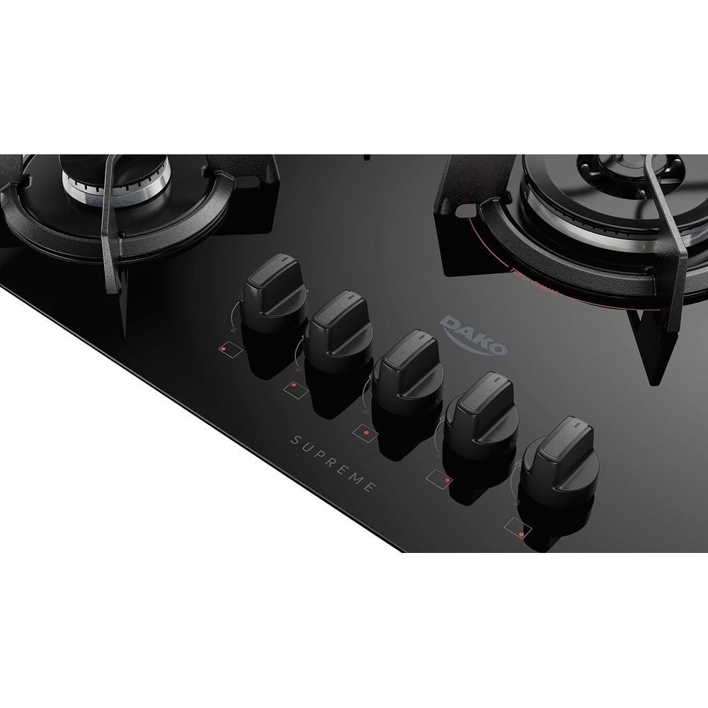 Miniatura Cooktop 5 Bocas Dako Supreme, Acendimento Superautomático