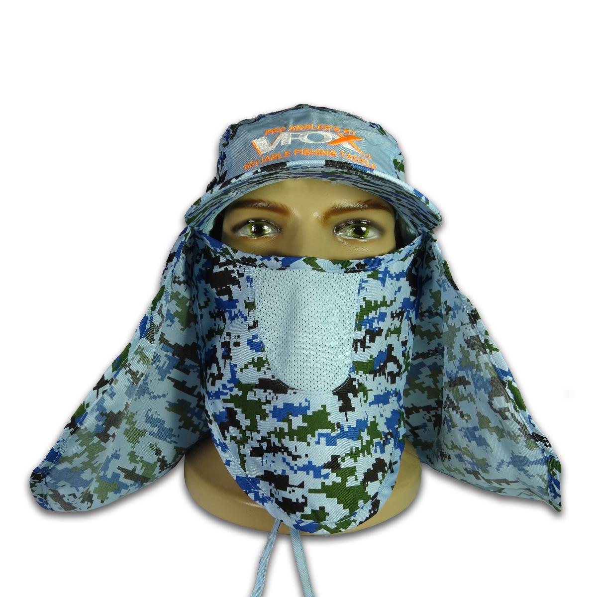 Miniatura Boné Para Pescaria Proteção Lateral E Frontal V-Fox