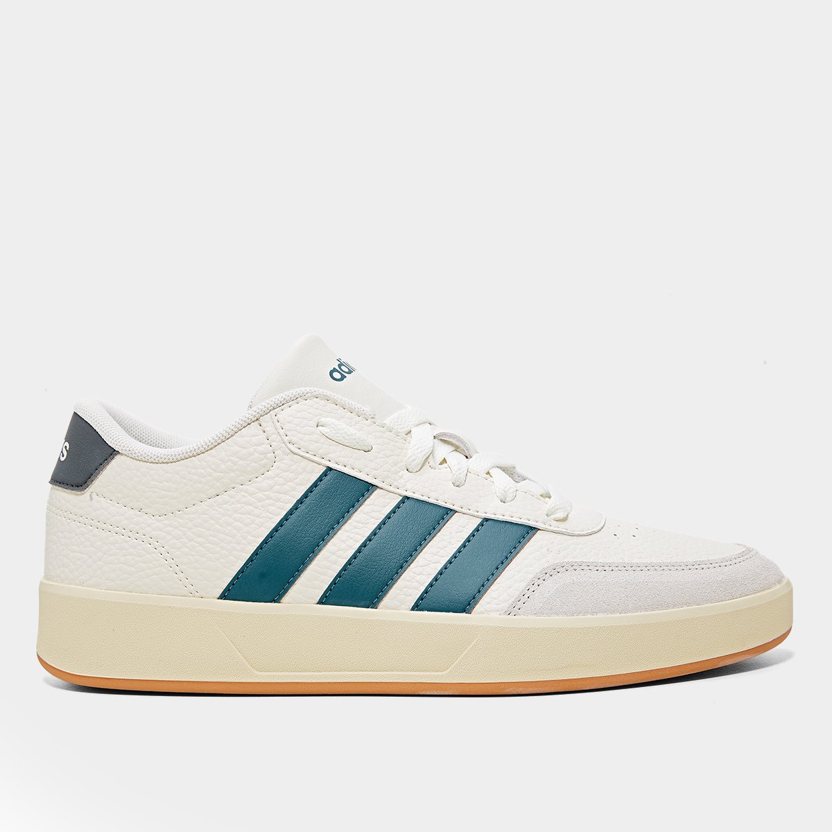 Miniatura Tênis Adidas Breaknet Branco+Verde - 34