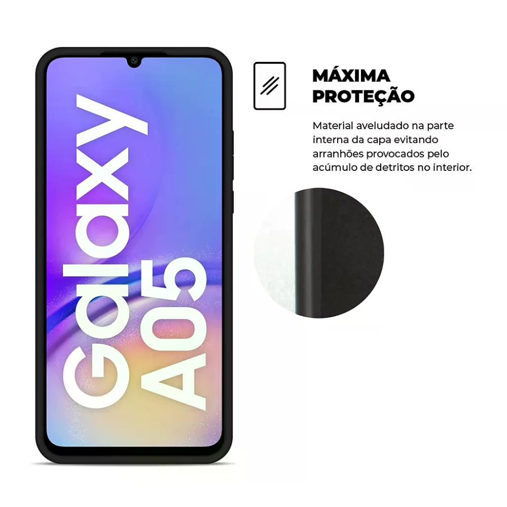 Miniatura Kit Capa Silicon Veloz e Película Hydrogel HD para Samsung Galaxy A05 - Gshield