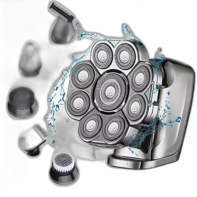 Miniatura Barbeador 9D Com Lâminas De Precisão Para Um Corte Perfeito