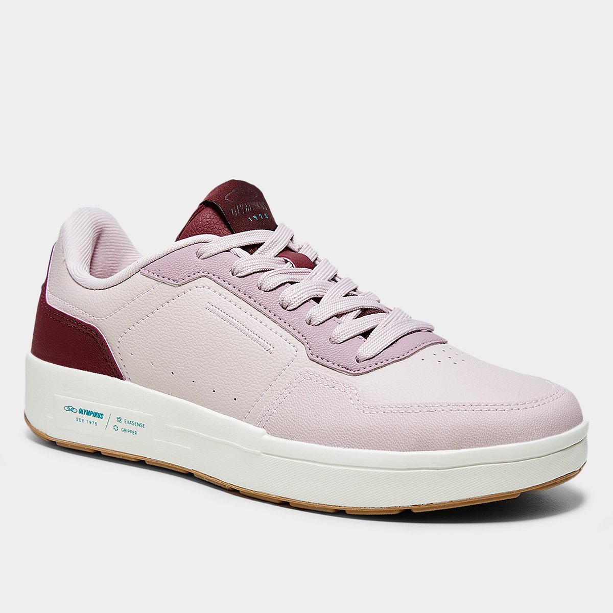Miniatura Tênis Olympikus Versa Feminino Rosa+Vinho - 34