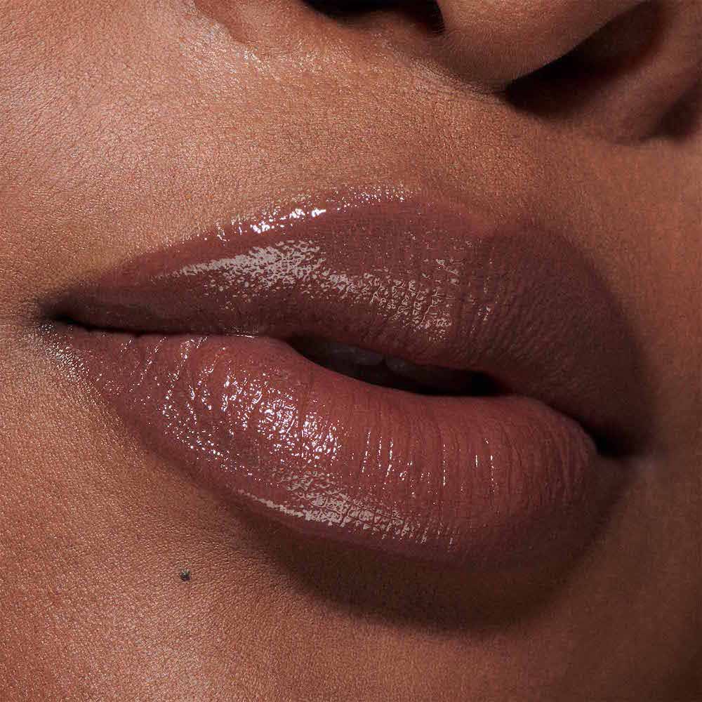 Miniatura Batom Labial MAC Lustreglass Lipstick Tons Claros Alone Time