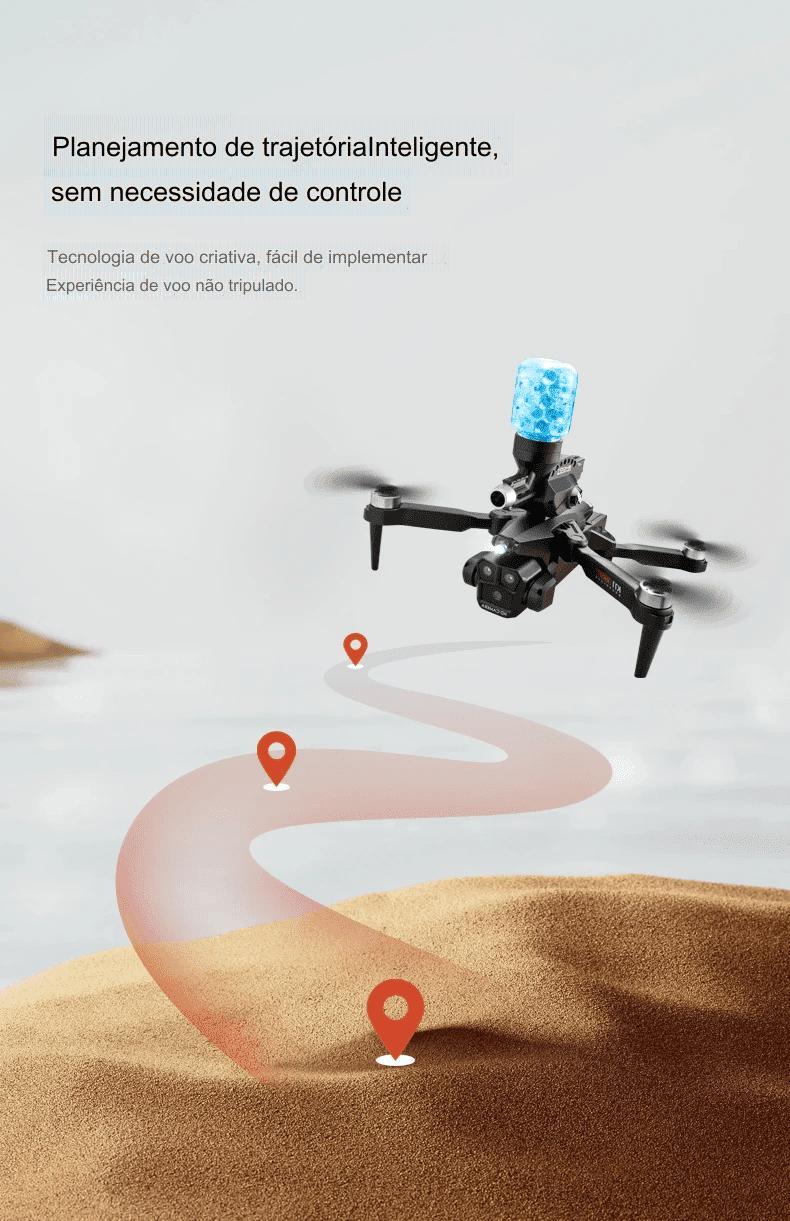 Drone Três Câmeras K11 Max Sem Escova 8K Hd Wifi 5G Arma Gel