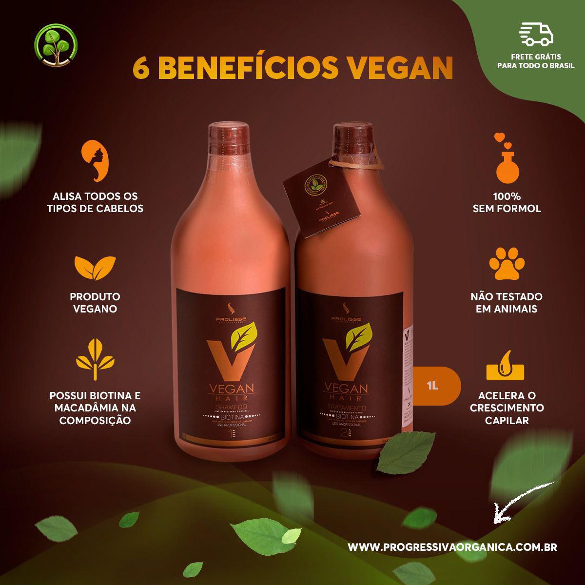 Miniatura Progressiva Vegana Sem Formol Original 1 Litro
