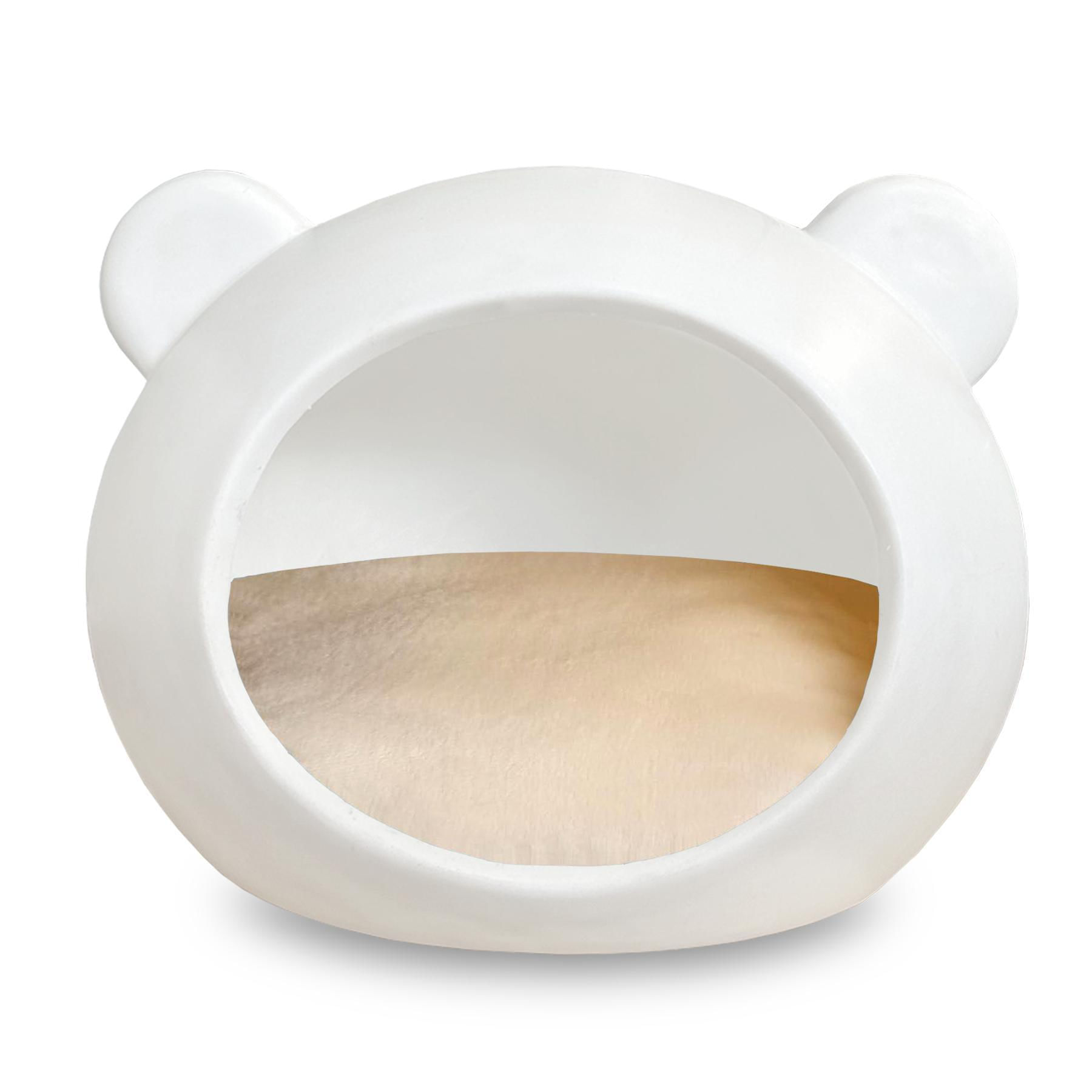 Miniatura Casa Cama Toca Pet Cachorro E Gato Luxo Com Almofada Rosa M