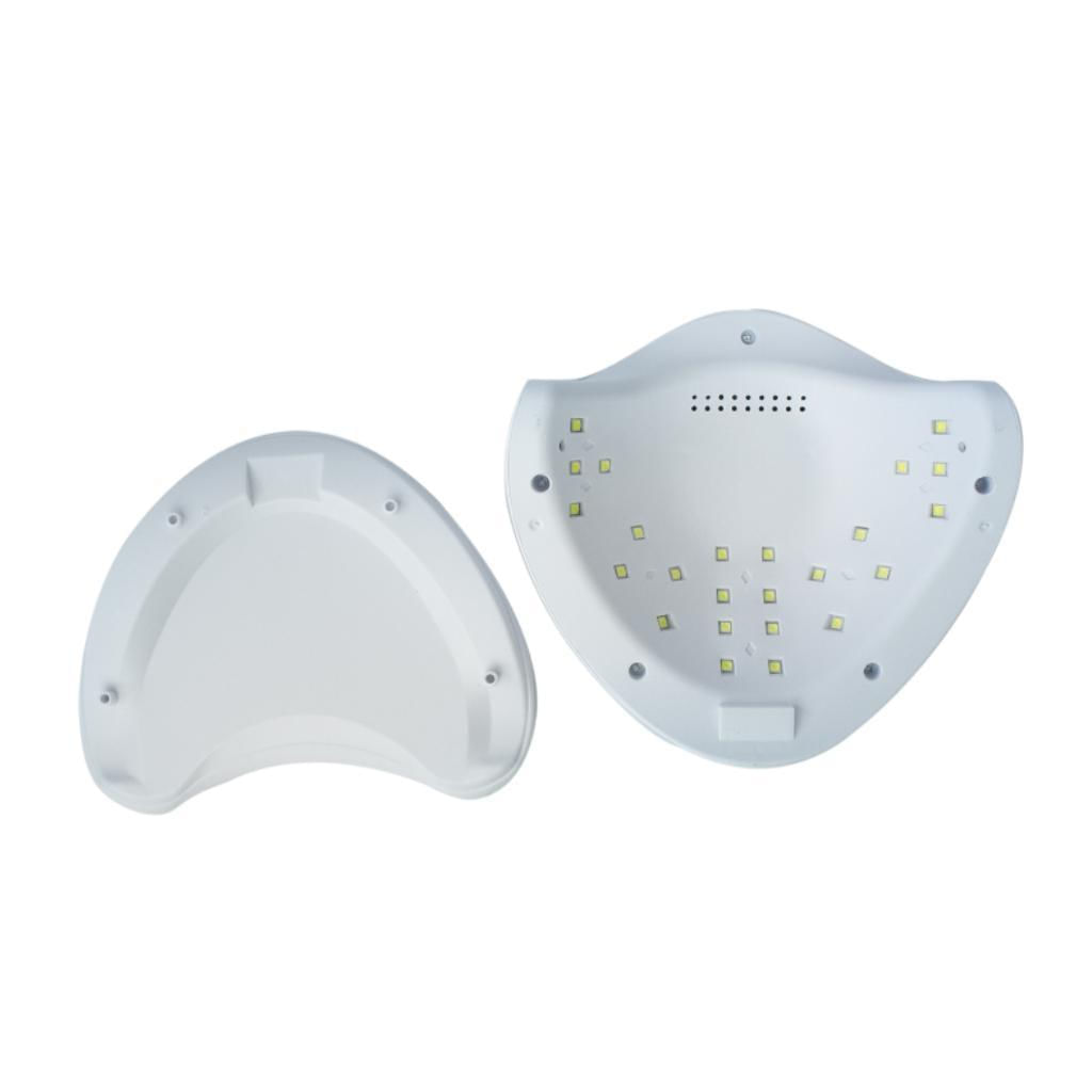 Miniatura Cabine Led/Uv Bivolt Unhas Profissional Seca Gel Cor Branco