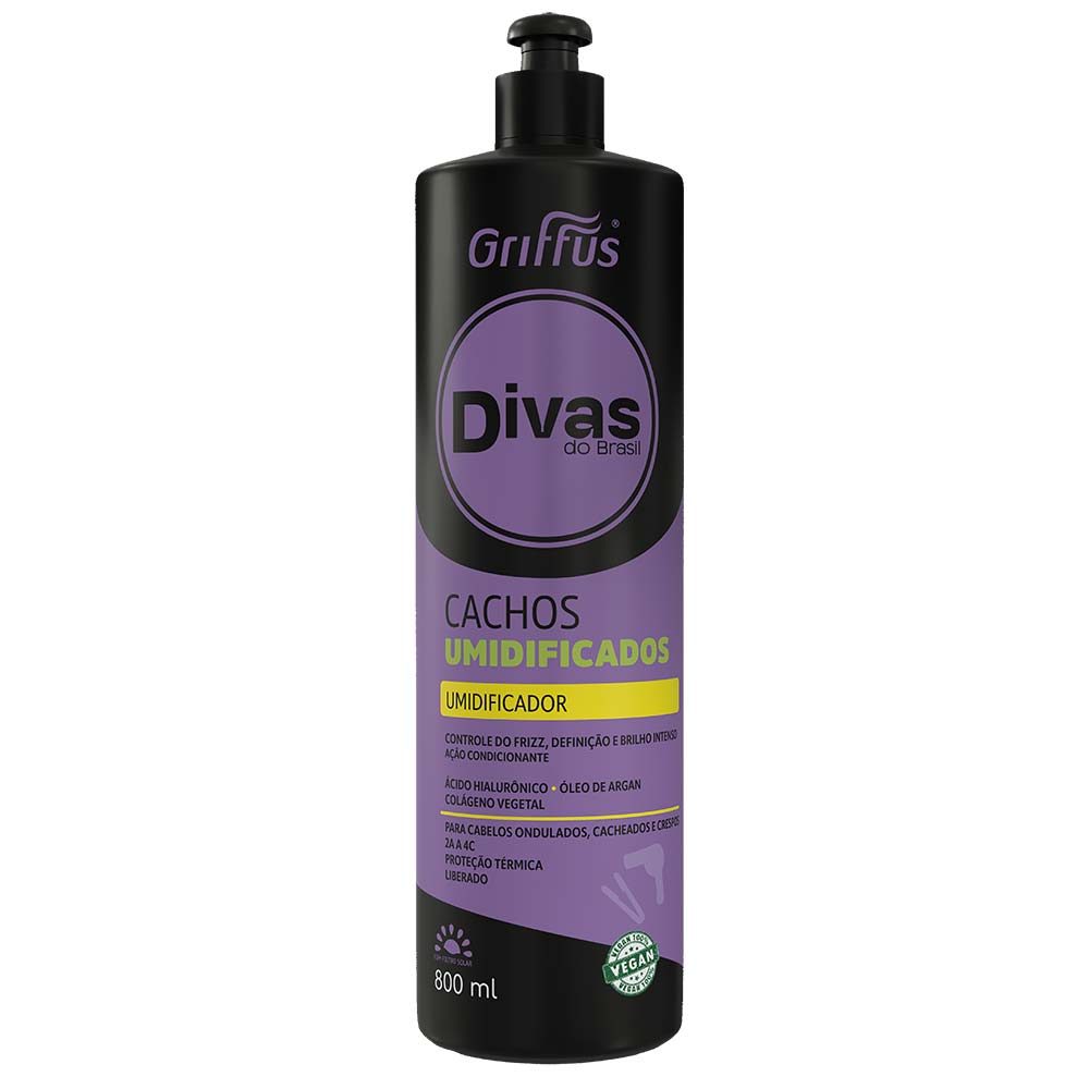 Miniatura Griffus Divas do Brasil Umidificador de Cachos 800ml