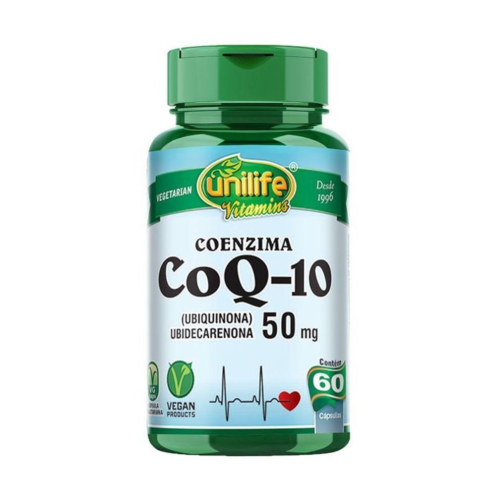 Miniatura Coenzima Coq-10 - 50 Mg Unilife 60 Capsulas Veganas
